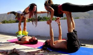 Read more about the article 4 Person Yoga Poses Easy and Its Benefits